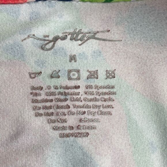 GOTTEX M Unisex Mesh Sleeve Zip Up Athletic Top - Picture 3 of 10